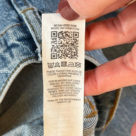 Asos Design Jeans Bootcut Flare Size 28P Petite Light Blue - Picture 8 of 8